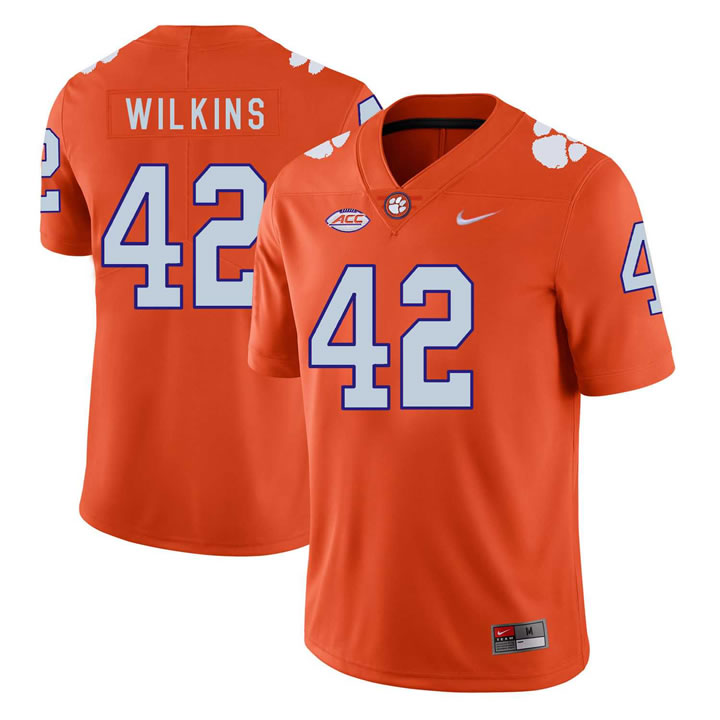 Clemson Tigers 42 Christian Wilkins Orange Nike College Football Jersey Dzhi,We sell and wholesale Clemson Tigers 42 Christian Wilkins Orange Nike College Football Jersey Dzhi on line form chian!